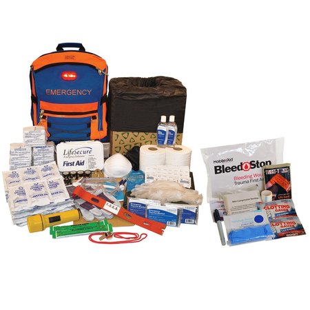 LIFESECURE SchoolGuard Classroom Evacuation & Lockdown Kit w/BleedStop Compact 100 Bleeding Control Kit 31805